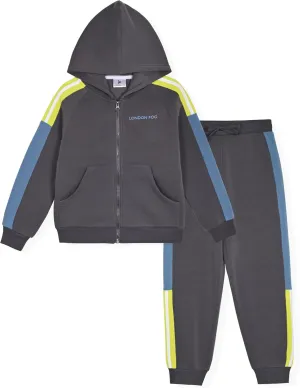 LONDON FOG Boys Fleece Sweatsuit Hoodie and Sweatpants