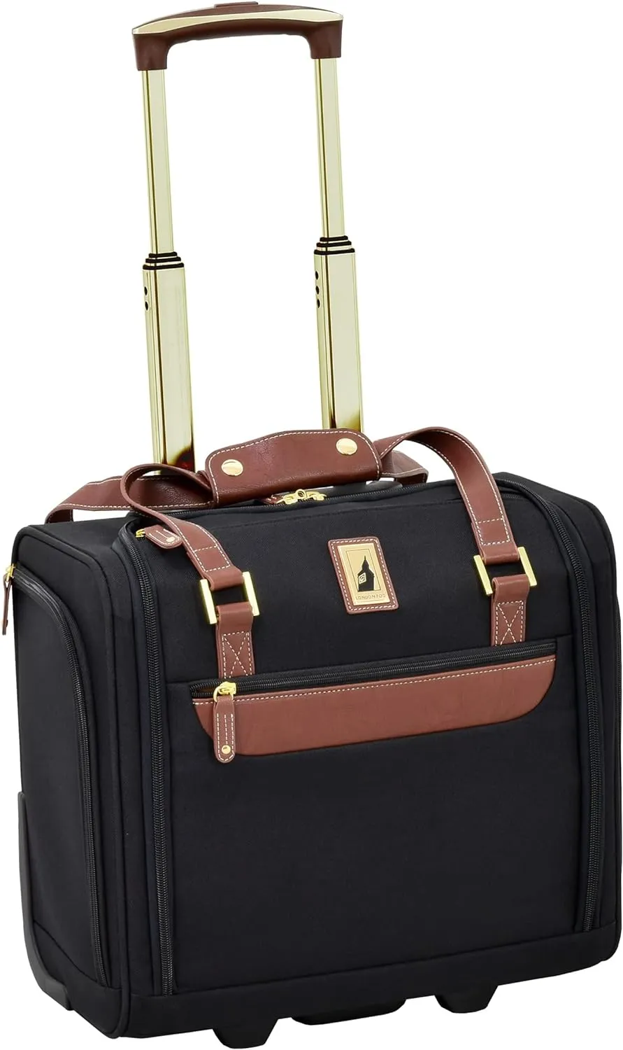 London Fog Westminster 15" Under The Seat Bag, Black