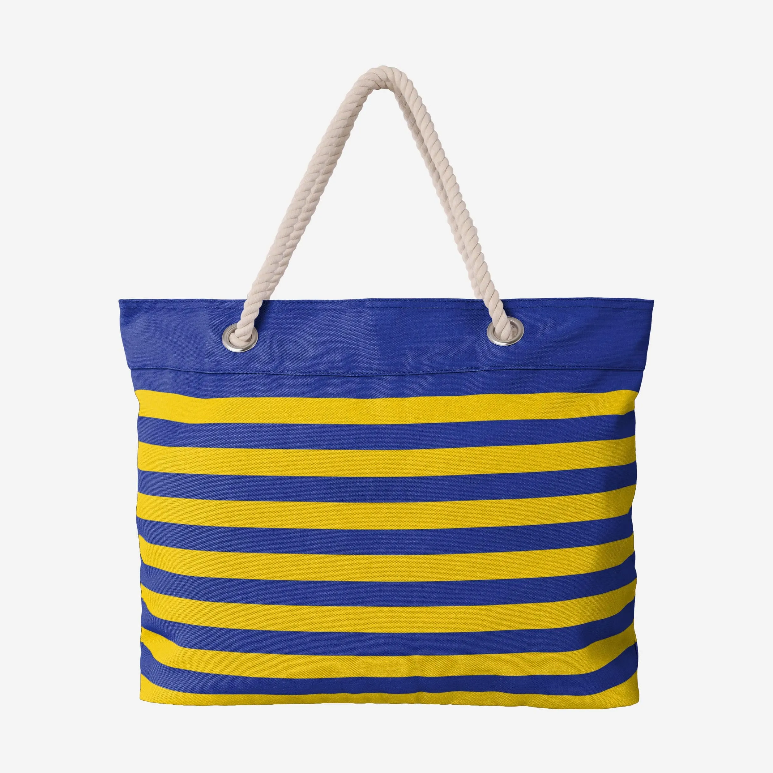Los Angeles Rams Nautical Stripe Tote Bag