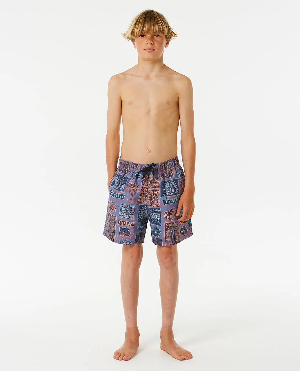 Lost Islands Tile Volley Short - Boys (8-16 years) - Multico