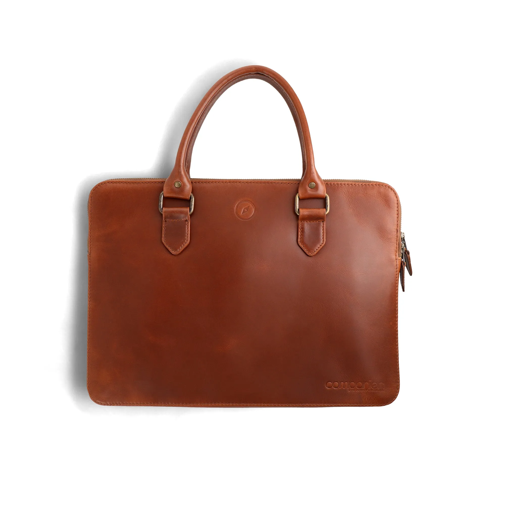 LOXANO Leather Business Laptop Bag