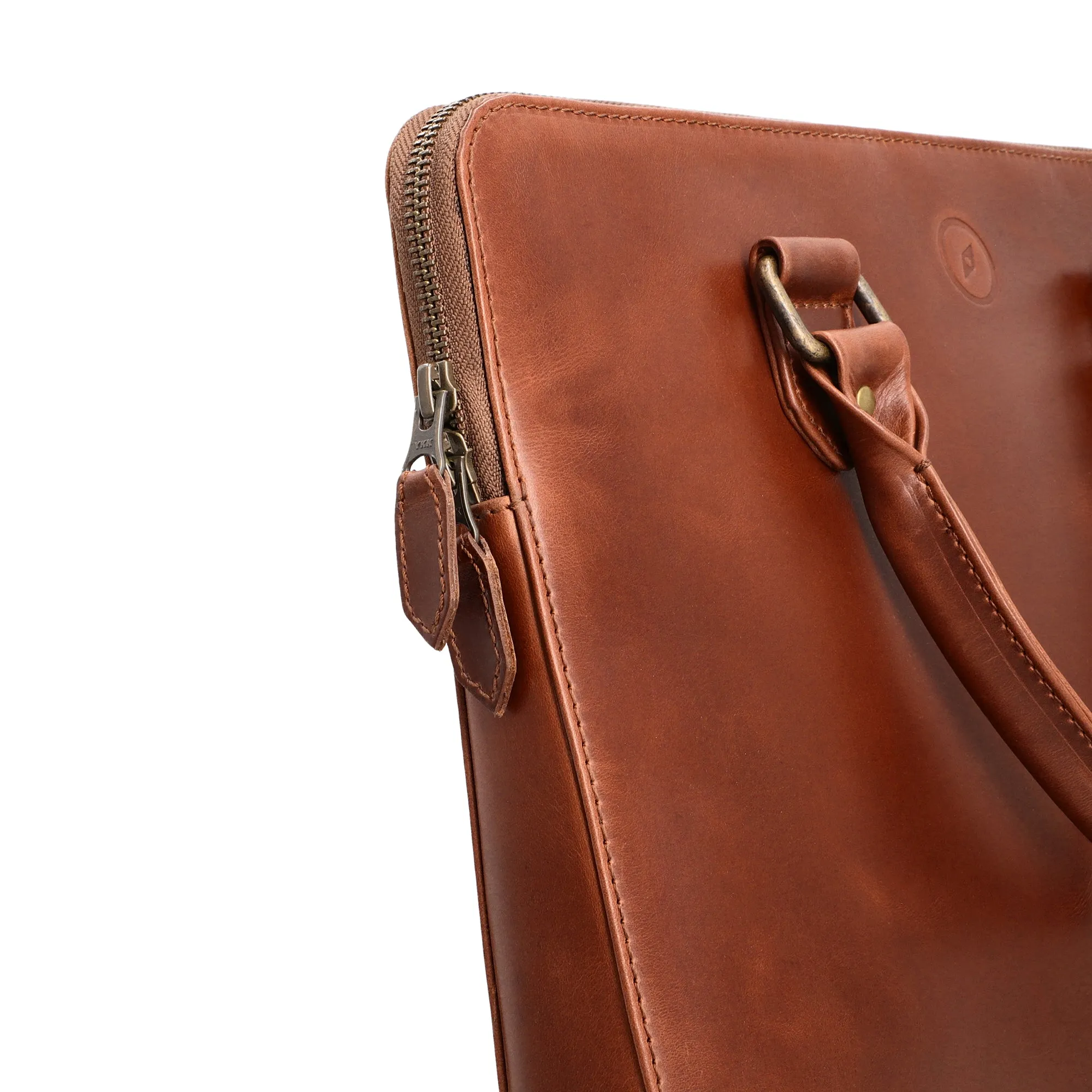 LOXANO Leather Business Laptop Bag