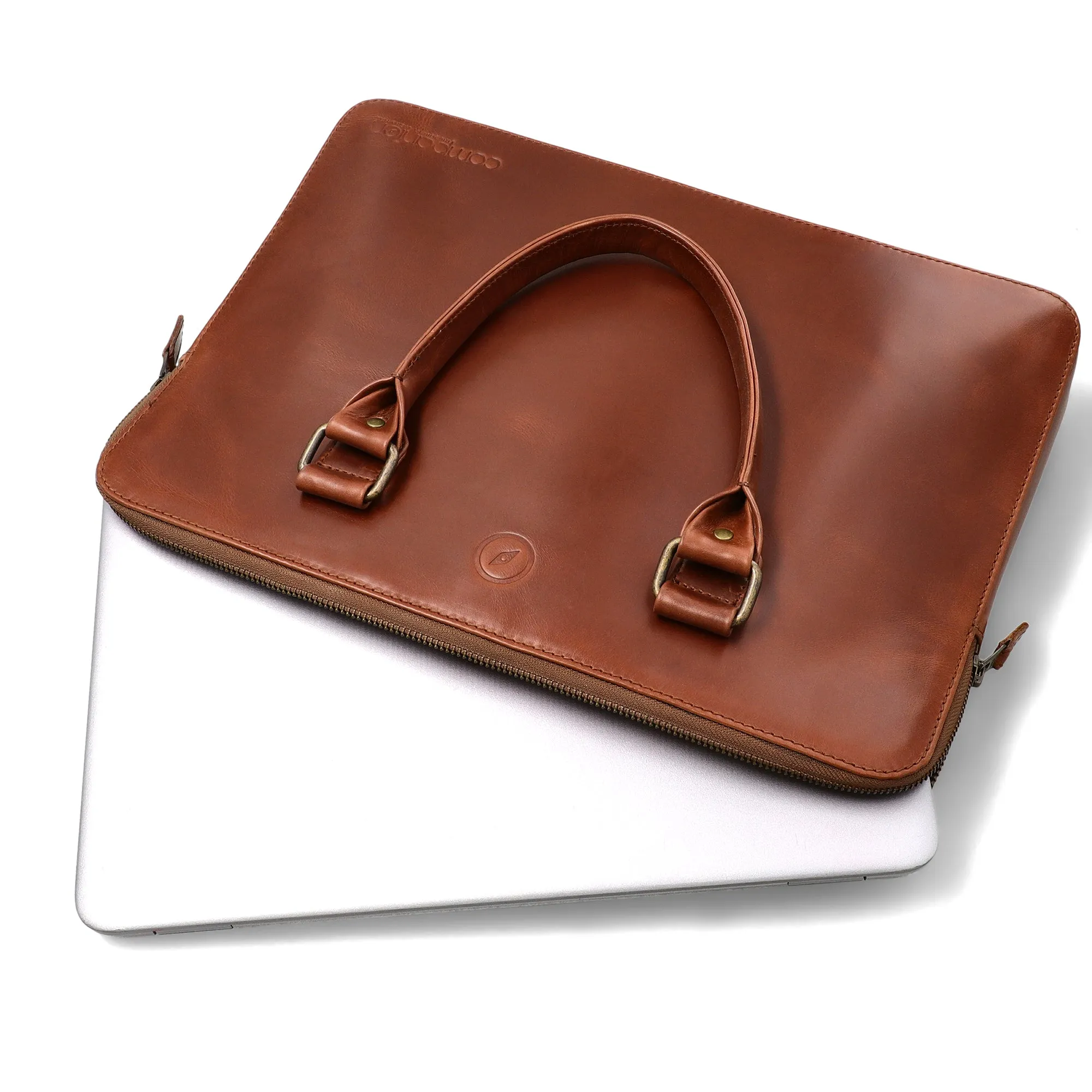LOXANO Leather Business Laptop Bag