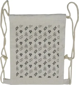 Lunarable Science Drawstring Backpack, Chemicaltom-Molecule DNA, Sackpack Bag