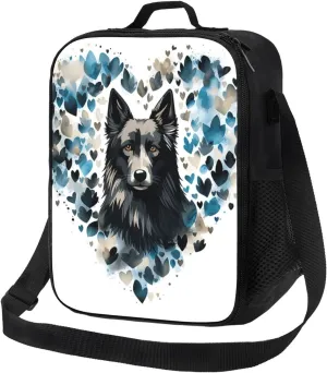 Lunch Bag Insulated Lunch Box for Men Women Puppy Surrounded by Love Portable Lunch tote Bag Lunchbox