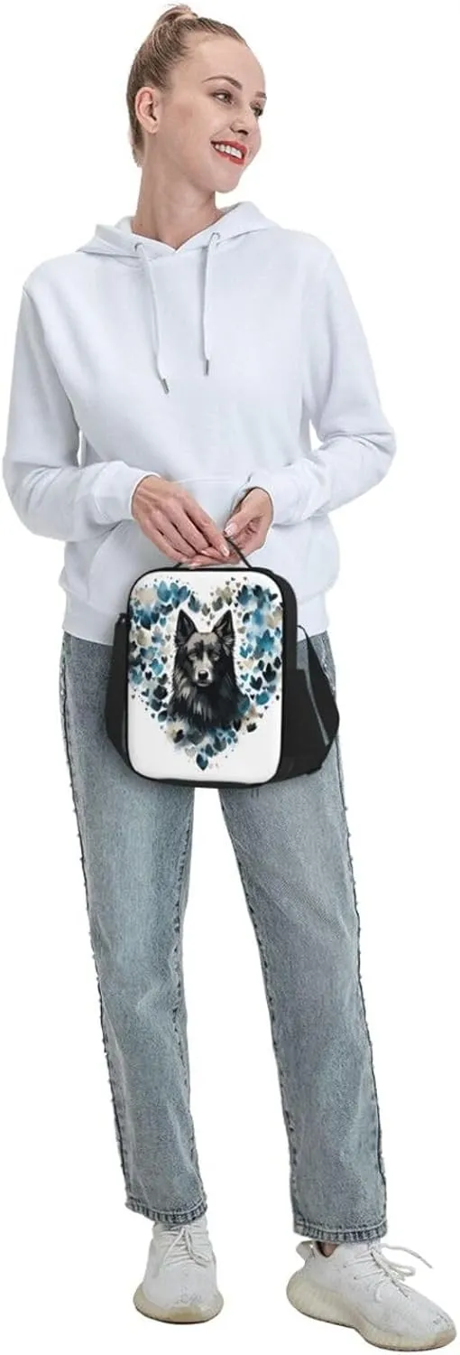 Lunch Bag Insulated Lunch Box for Men Women Puppy Surrounded by Love Portable Lunch tote Bag Lunchbox