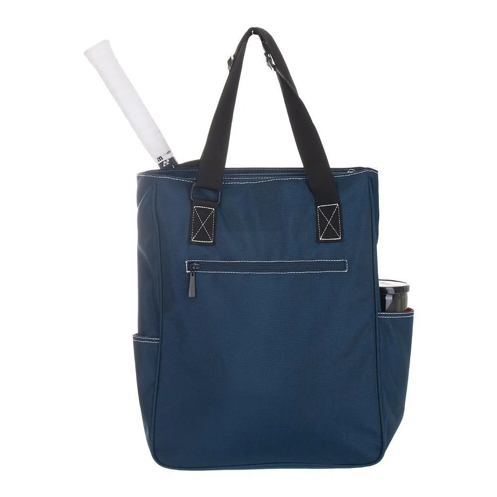 Maggie Mather Navy Tennis Totes