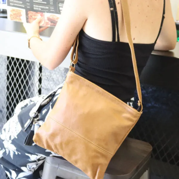 Maggie May Large Leather Sling Bag