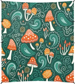 Magic Fly Agaric Beach Tent Camping Sun Shelters Portable Outdoor Canopy Sun Shade for Camping Trips Fishing Backyard Fun or Picnics Easy Setup with Carrying Bag