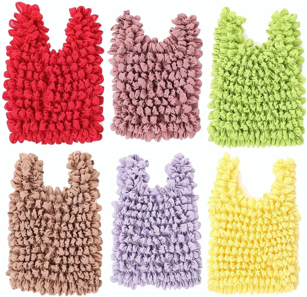 Magic Stretch Bag Pleated Bag, Expandable Shopping Bag, Reusable Foldable Tote Bag for Travel, Shopping