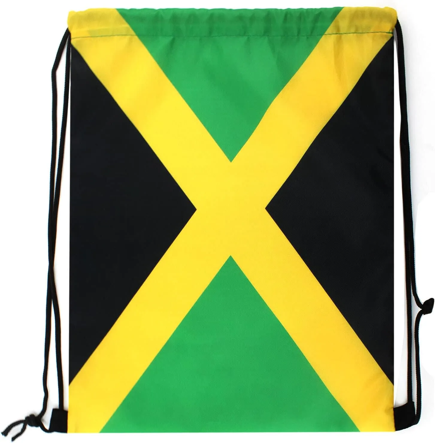 Man and Women 20 pcs Drawstring Backpack Waterproof Gym Sports Trave String Bag Cheer Bag Jamaican Afro Rasta（Jamaican 20pcs ）
