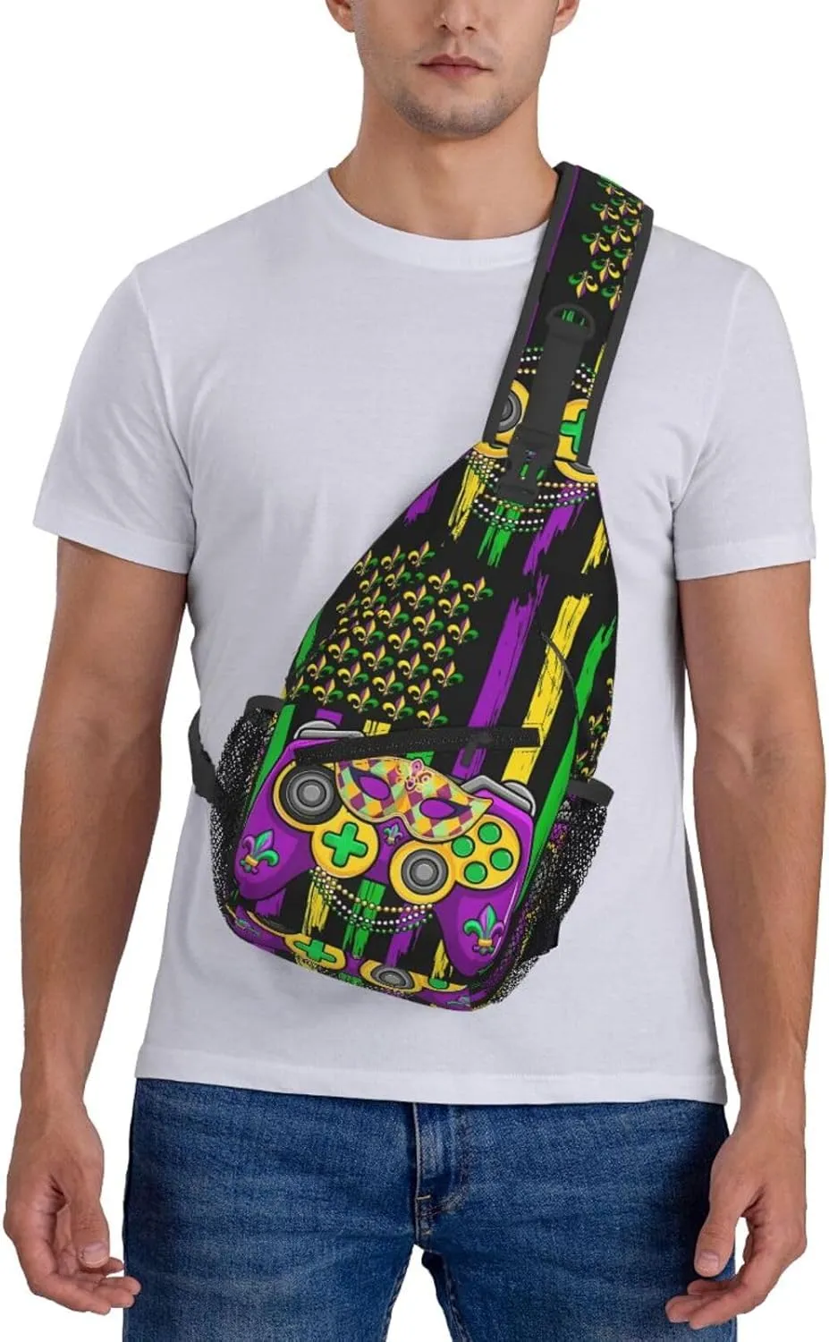 Mardi Gras Dear Liver Today Will Be A Rough One Sling Bag Crossbody Bag Casual Chest Bags Travel Shoulder Backpack
