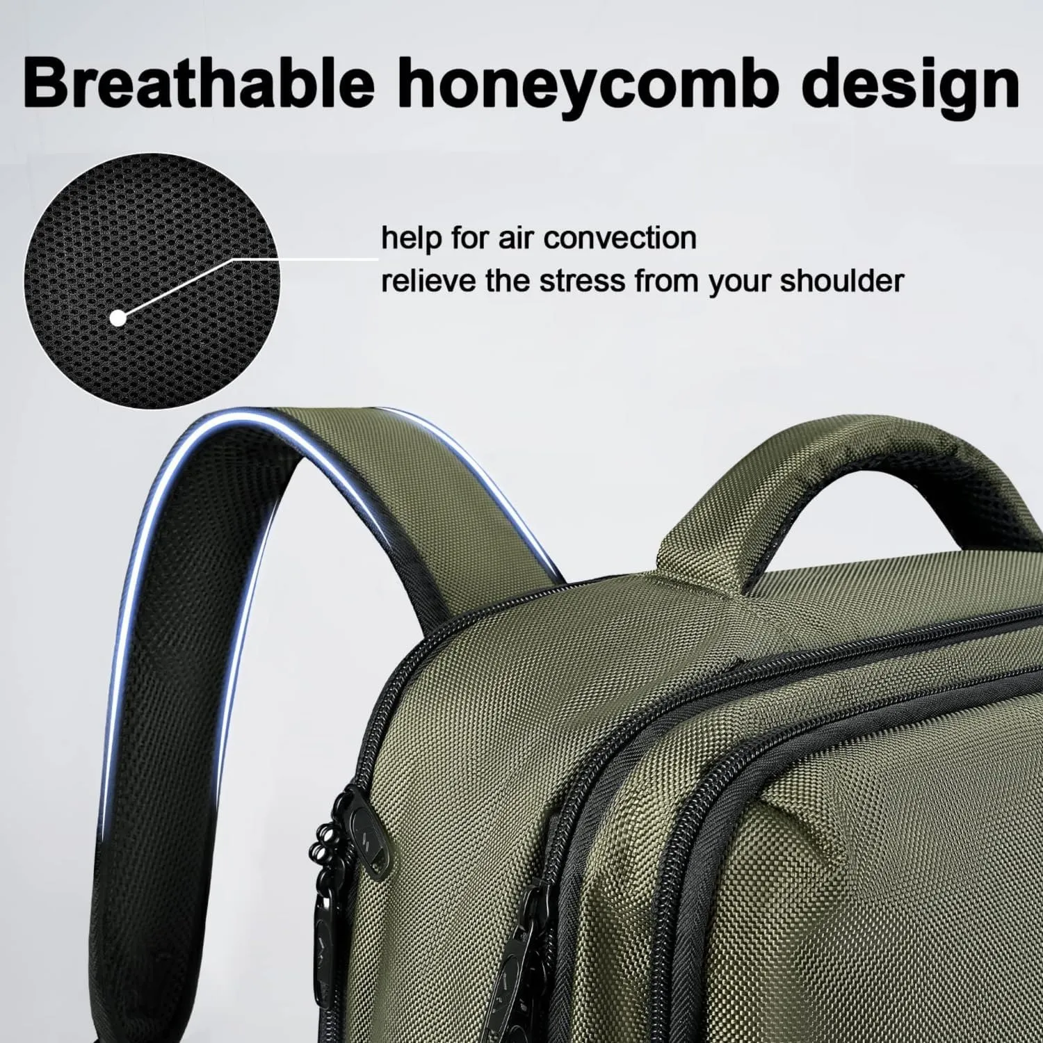 MATEIN Carry on Backpack, Extra Large 40L Travel Laptop Backpack Airplane Approved Weekender Bag for 17 Inch Computer, Water Resistant Overnight Luggage Daypack Business Anti-Theft Travel Bag, Green