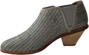 Matt Bernson Women's Ash Raffia Marlow Booties, Grey, 7