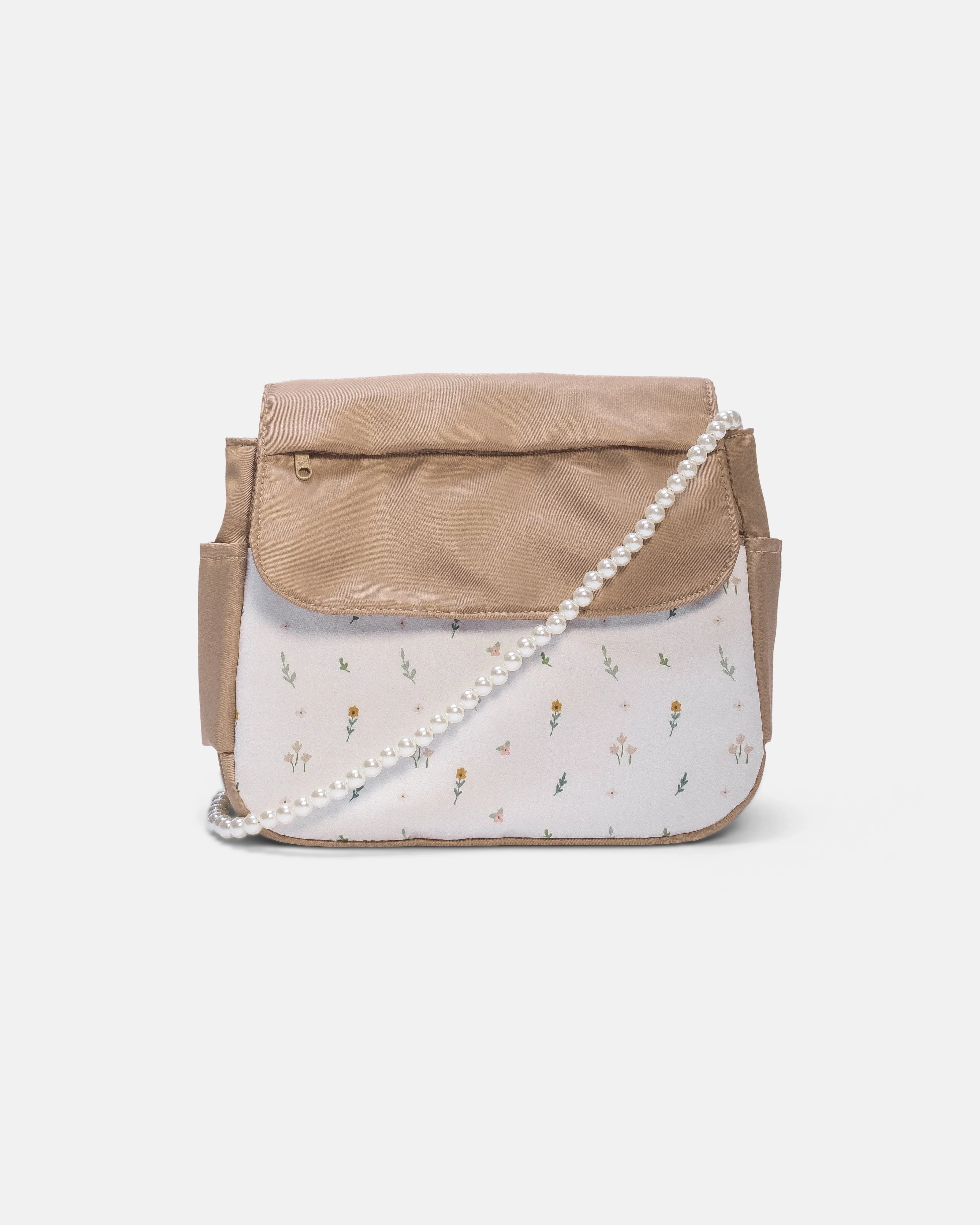 Meadow Floral Beige Multi-Carry Crossbody Bag