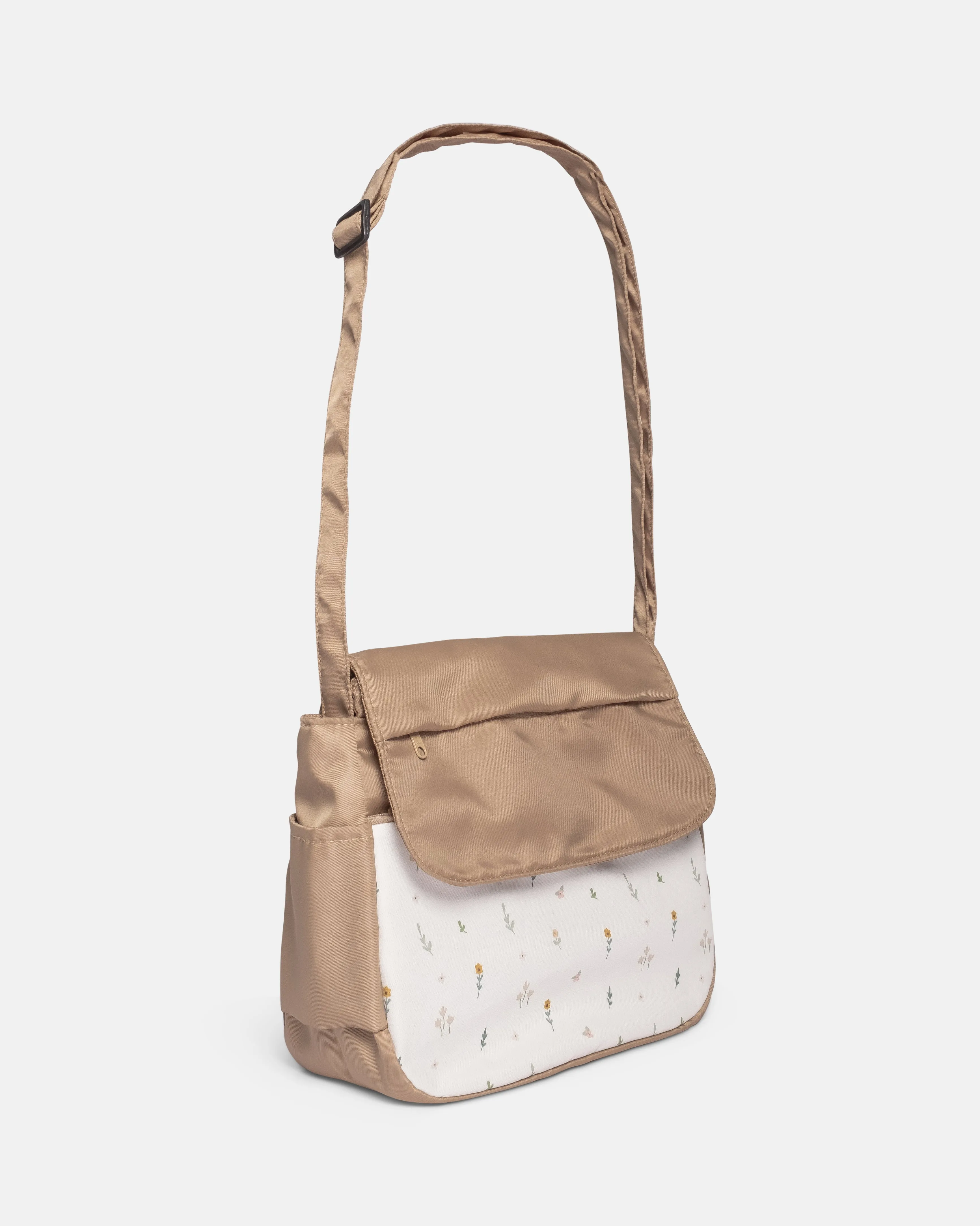Meadow Floral Beige Multi-Carry Crossbody Bag
