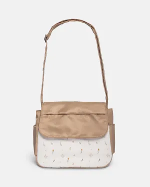 Meadow Floral Beige Multi-Carry Crossbody Bag