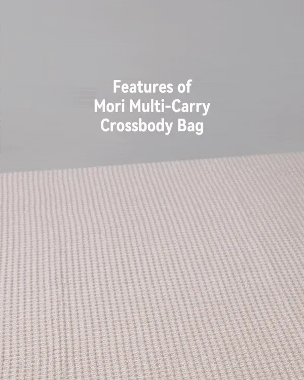 Meadow Floral Beige Multi-Carry Crossbody Bag