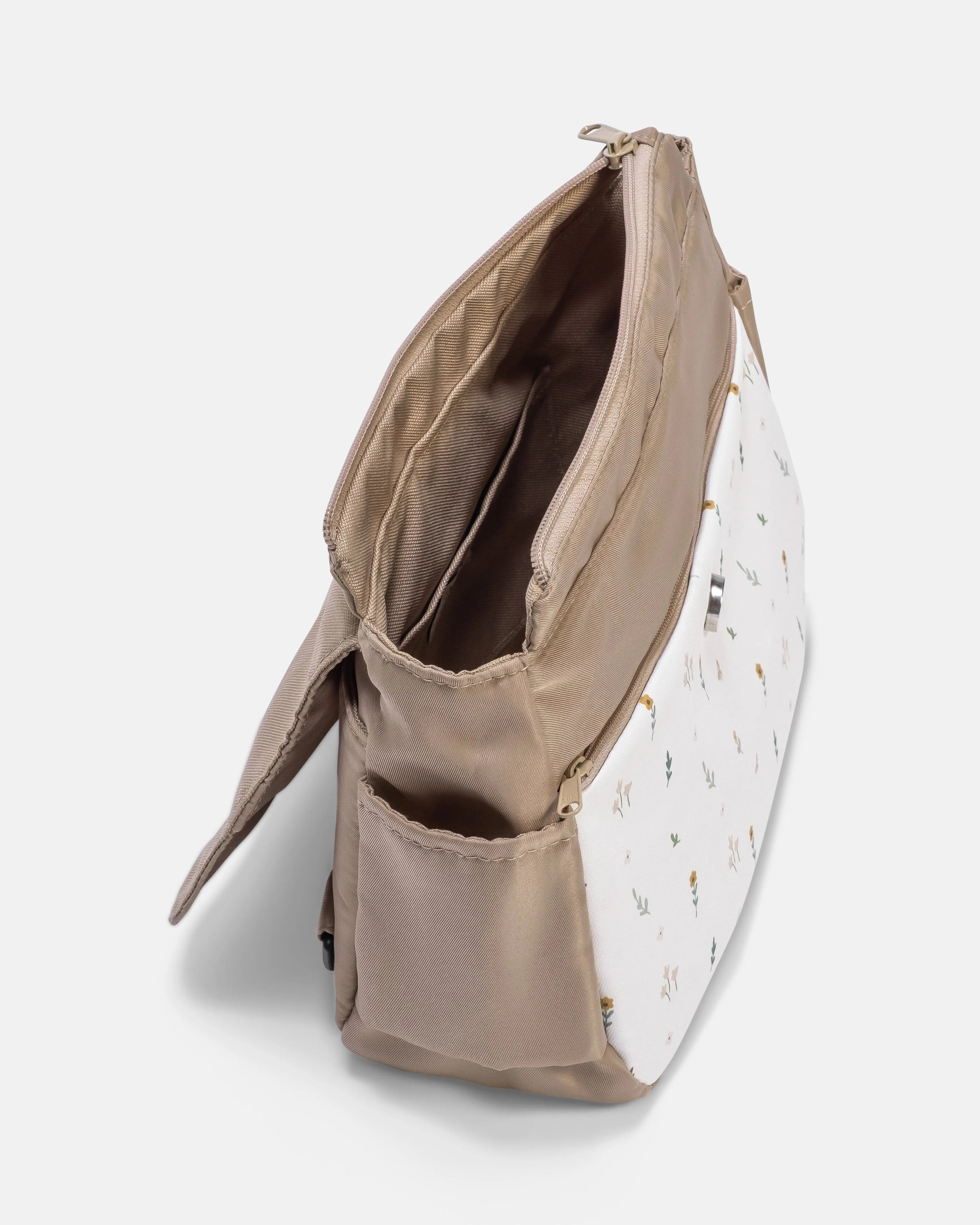 Meadow Floral Beige Multi-Carry Crossbody Bag
