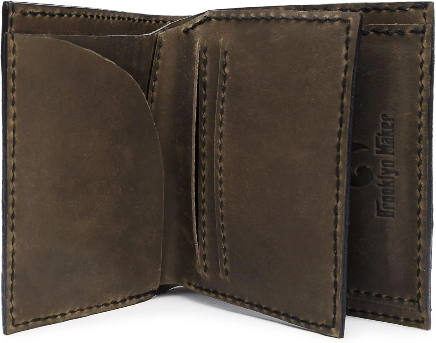Men's Bmx And Mtb Riders Handmade Natural Genuine Leather Wallet MHLT_04