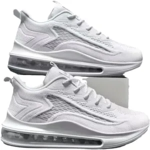 Mens Breathable Mesh Work Non Slip Shoes for Men Lightweight Gym Shoes for Shock Absorbing Sneakers Running Air Cushion Sport Walking