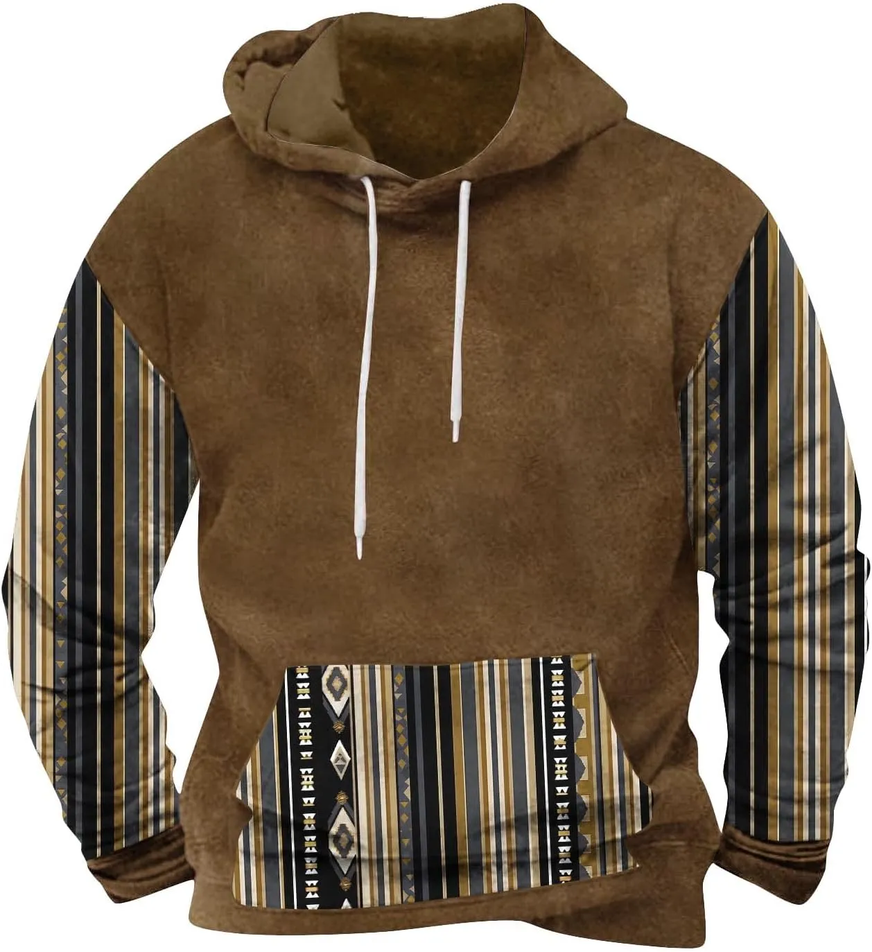 Mens Hoodies Vintage Long Sleeve Sweatshirts for Men Lightweight Drawstring Fall Casual Hoodies Pullover Streetwear