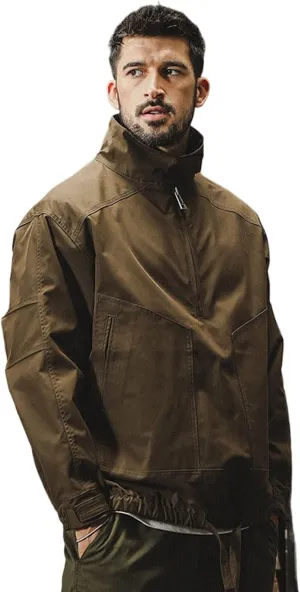 Men's Jacket for Spring and Autumn,American Retro Aviator Workwear Coat