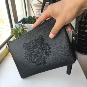 Men's leisure handbag bulk bag lined leather embossed WALLET business spirit guy social package