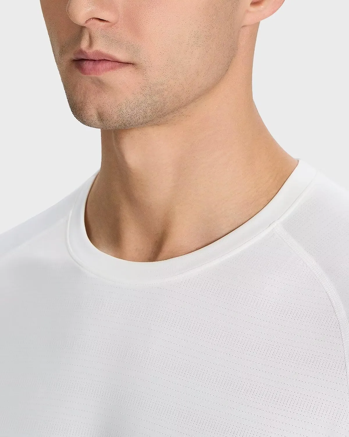 Men's Long Sleeve Shirts Lightweight UPF50 Quick Dry Rash Guard Cooling Tee with Silver Ion Tech