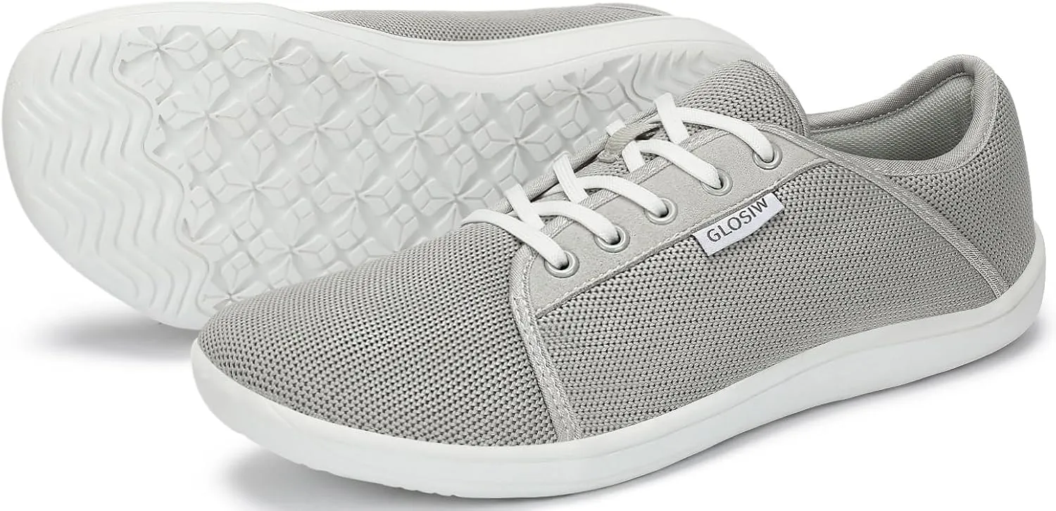 Men's Minimalist Barefoot Shoes Wide Toe Box Casual Walking Shoes Zero Drop Sole Gym Workout Shoes