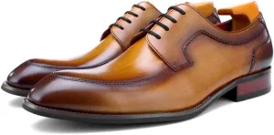 Men's Monk Shoes，Buckle Business Leather Shoes Urban Walking Work Banquet Dress Shoes,Brown- 40/UK 7/US 7.5