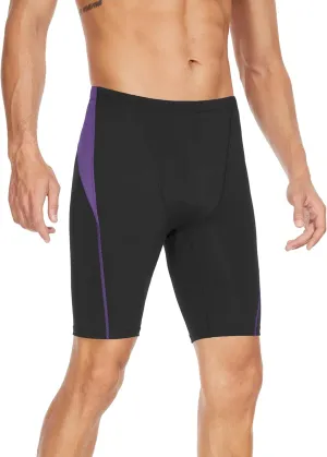 Men's Swim Jammers Competitive Athletic Swim Team Suit Training Endurance Racing Quick Dry Swimming Shorts UPF 50