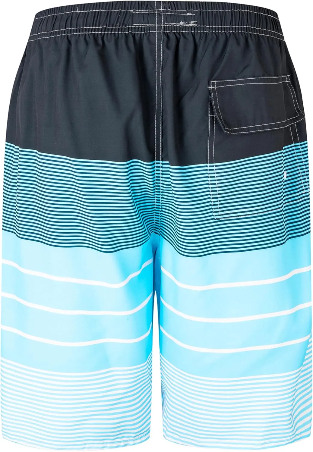 Mens Swim Trunks with Compression Liner 9" Stretch Board Shorts 2 in 1 Quick Dry Swimwear Bathing Suits