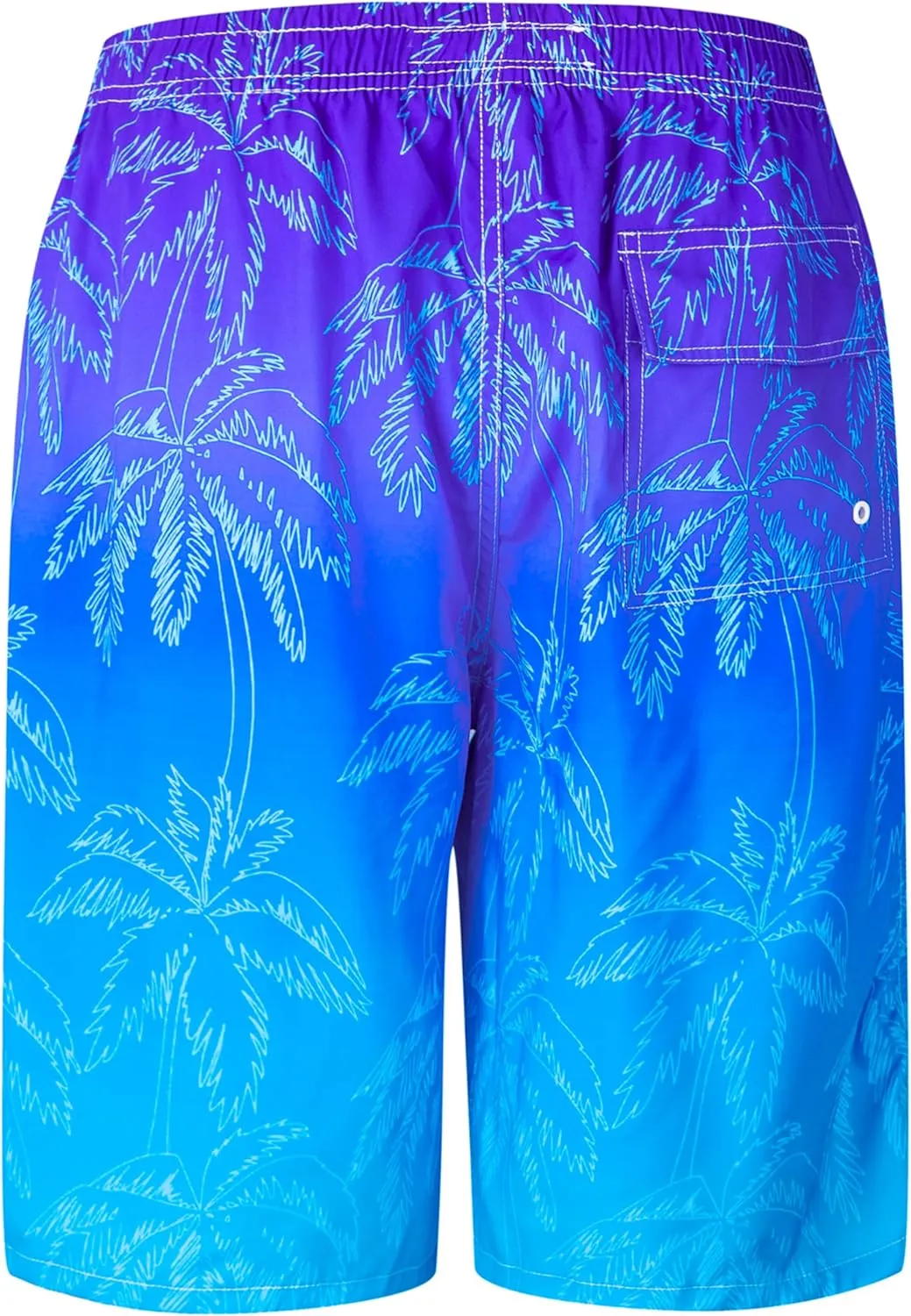 Mens Swim Trunks with Compression Liner 9" Stretch Board Shorts 2 in 1 Quick Dry Swimwear Bathing Suits