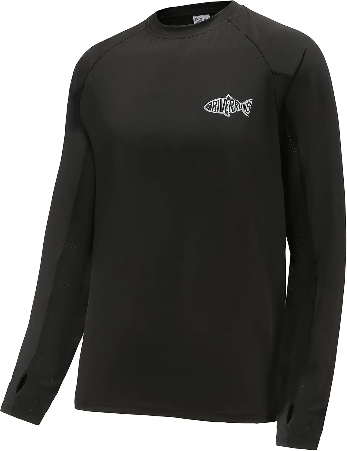 Men's UPF 50  Sun Protection Shirt Long Sleeve Quick Dry Fishing Shirt Rash Guard Swimming Hiking Running