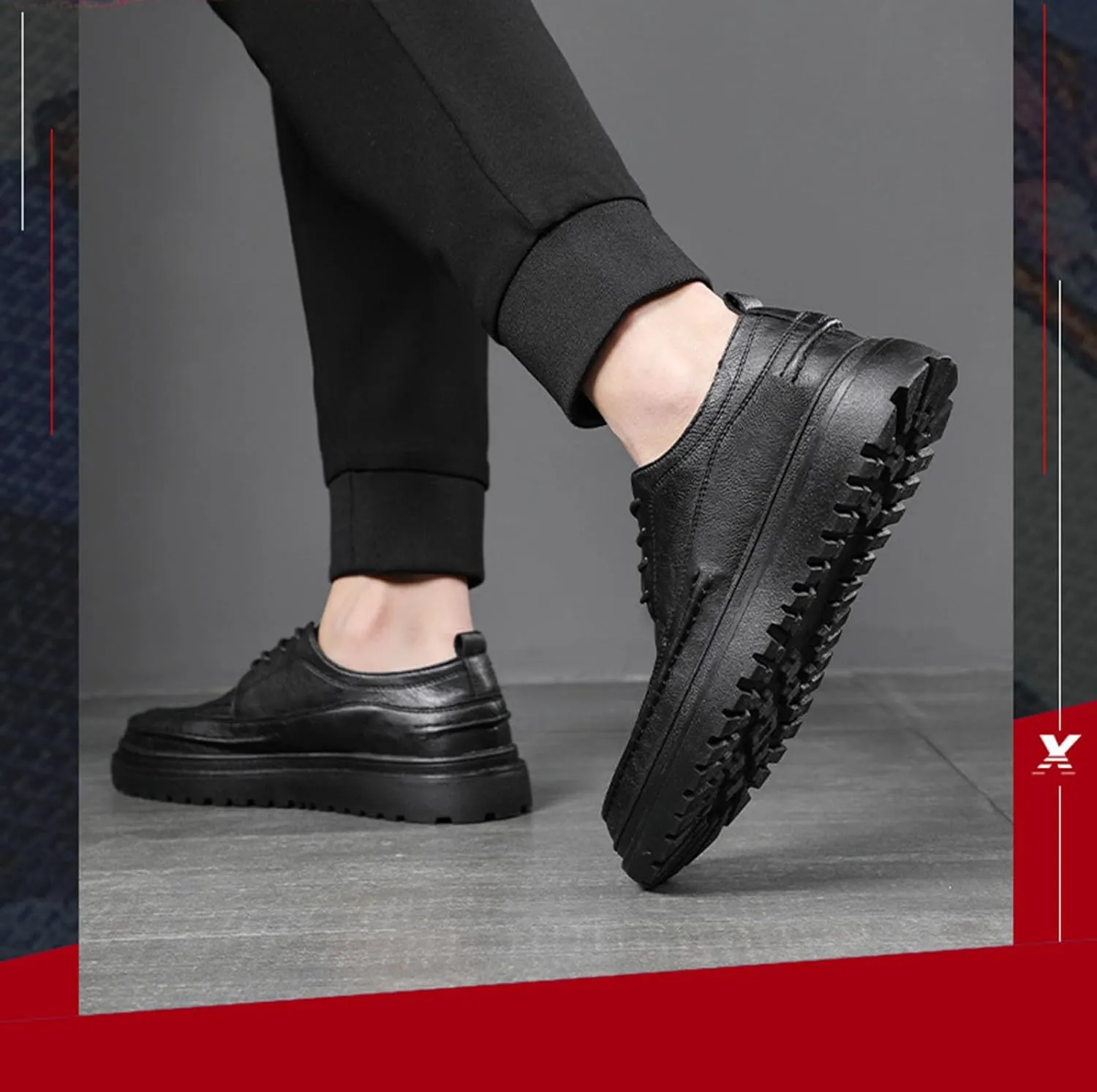 Men's Vintage Fashion Embossed Lace-up Brogue Leather Shoes Comfortable Formal Dress Business Wedding Tuxedo Leather Shoes