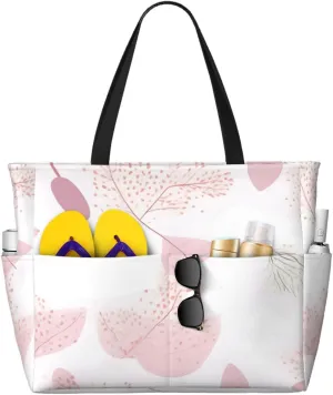 Mermaid Tattoo Spacious Large Capacity Beach Travel Bag - Foldable Beach Bag Tote Bag With Zipper
