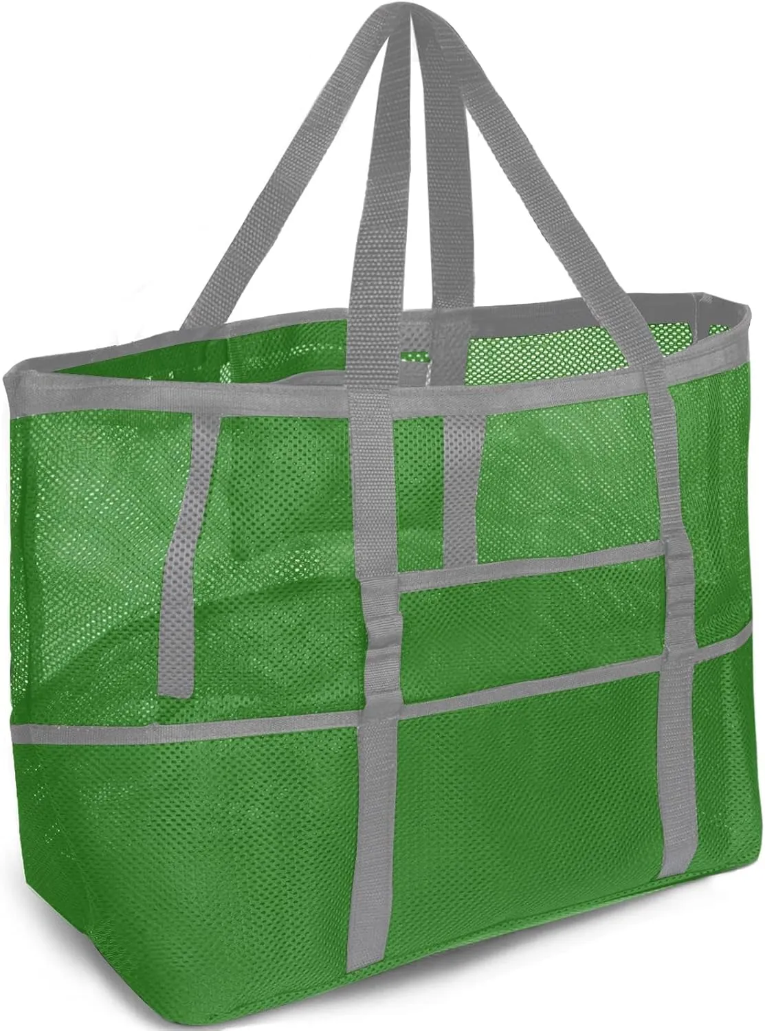 Mesh Beach Bag - Large Tote Bag for Family, Toys & Vacation Essentials