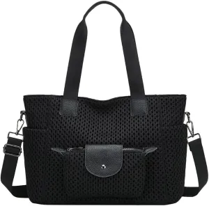Mesh Duffle Bag for Travel Women Large Lightweight Shoulder Bags Crossbody Tote Handbags Removeable Strap 2025