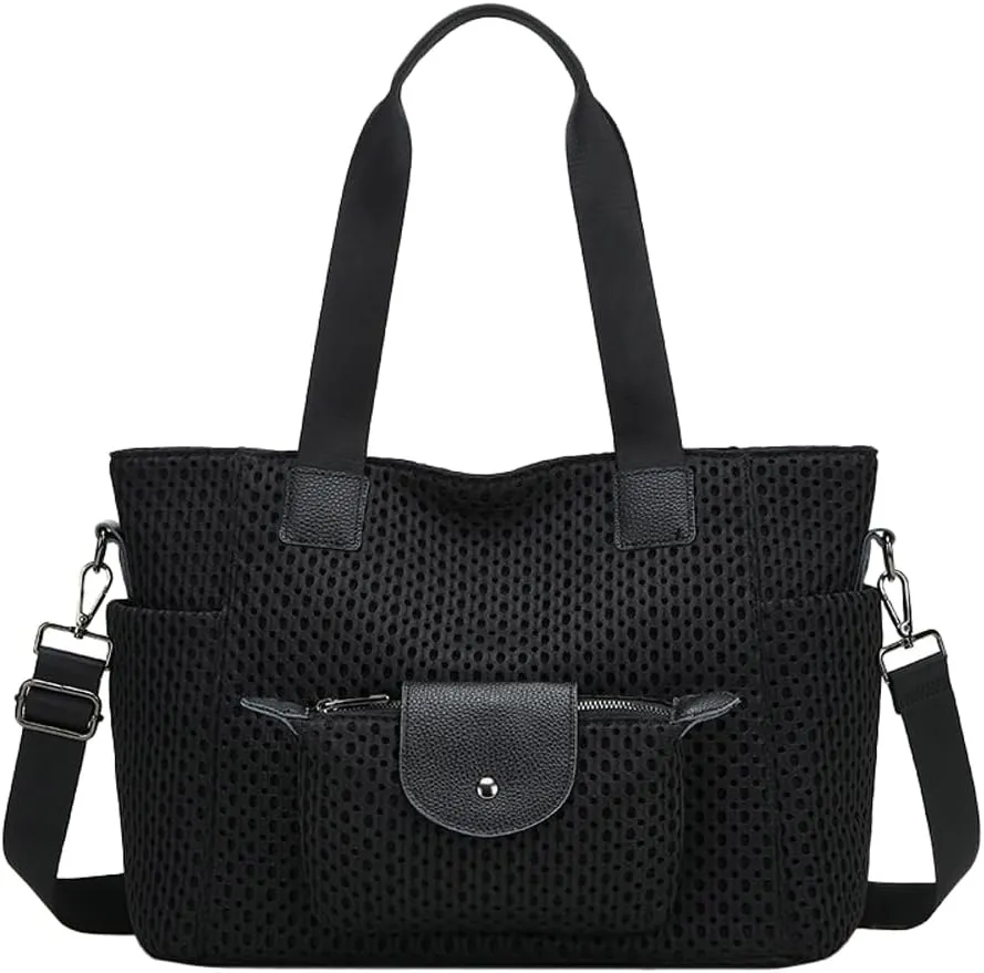 Mesh Duffle Bag for Travel Women Large Lightweight Shoulder Bags Crossbody Tote Handbags Removeable Strap 2025