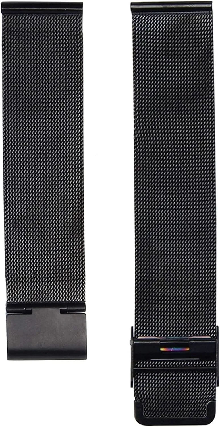 Metal Replacement Band,Watch Straps, Watchband 12mm 14mm 16mm 18mm 20mm 22mm 24mm Universal Stainless Steel Metal Watch Band Strap Bracelet(Band Color : Gold, Band Width : 24mm) ( Color : 22mm-black )