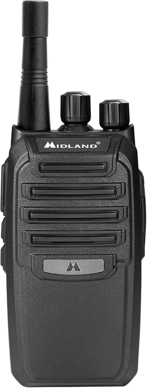 Midland BR200 Two-Way Business Band Radio Bundle - Black (Pack of 4)
