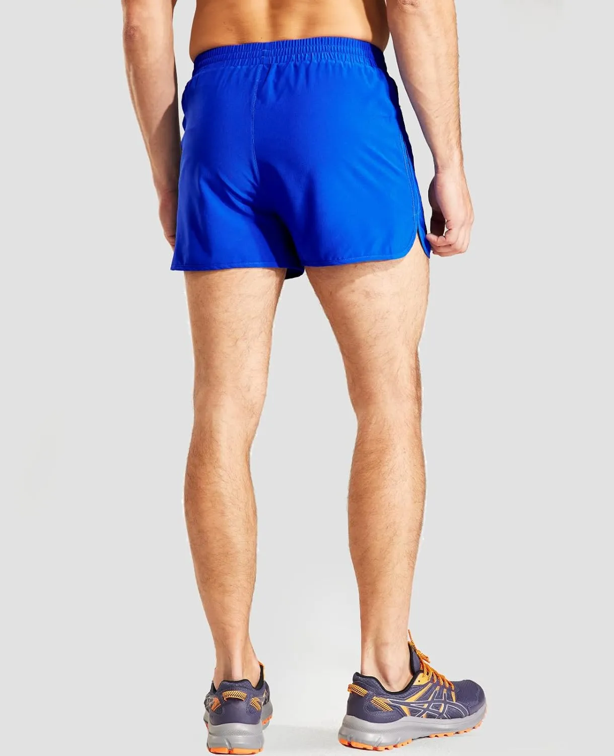 MIER Men's 3 Inches Quick Dry Running Shorts Liner Lightweight Water Resistant Athletic Workout Lined Shorts