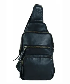Milo Martina Leather Sling Backpack