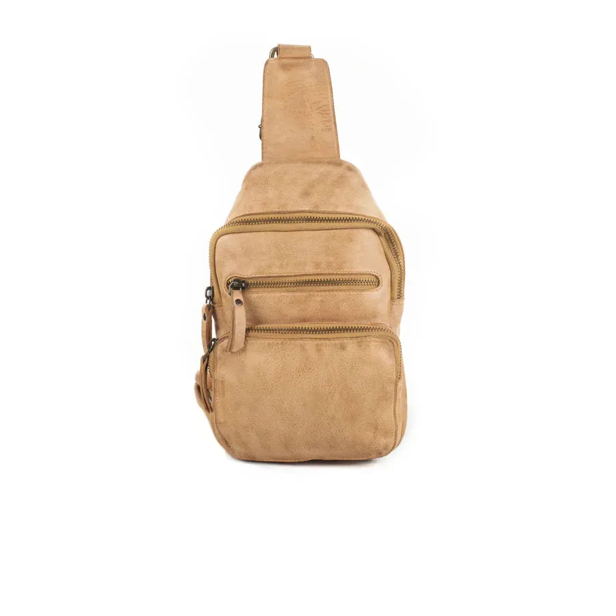 Milo Martina Leather Sling Backpack