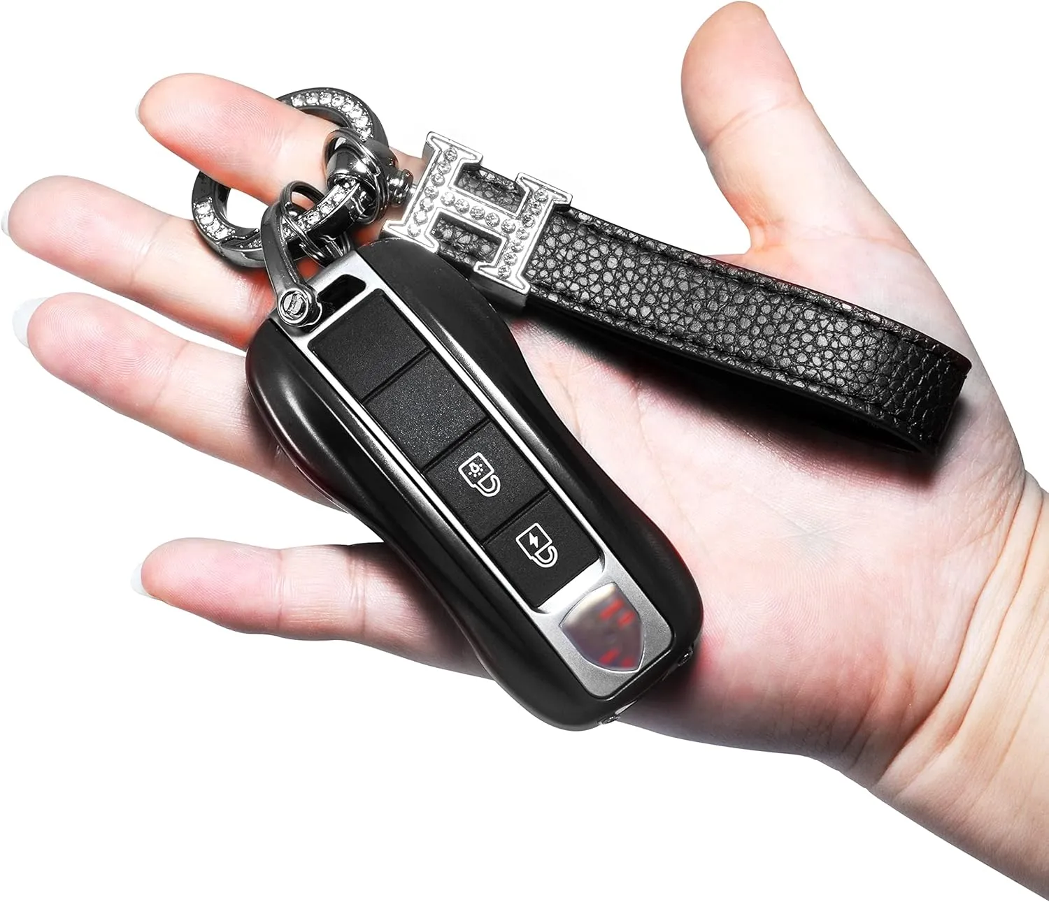 Mini Stun Gun with LED Flashlight and Wrist Strap – Unique Key fob Design