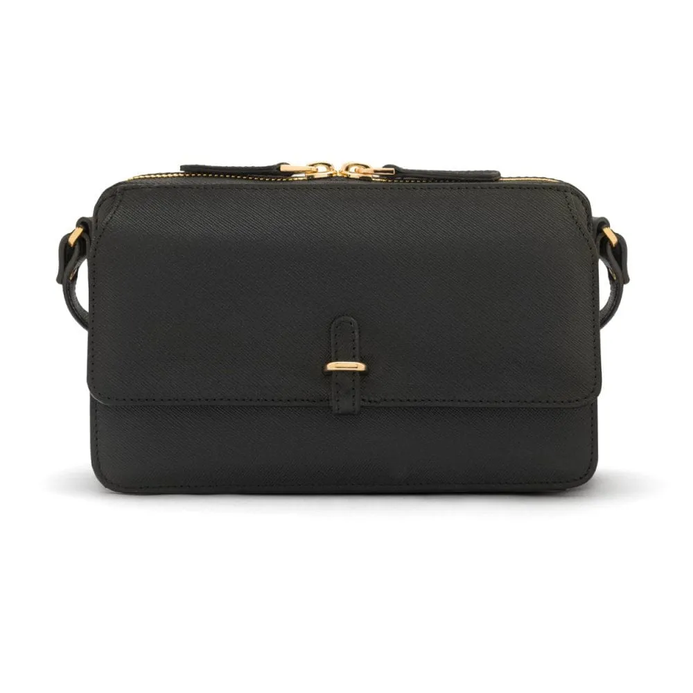 Miranda Bag - Black Saffiano