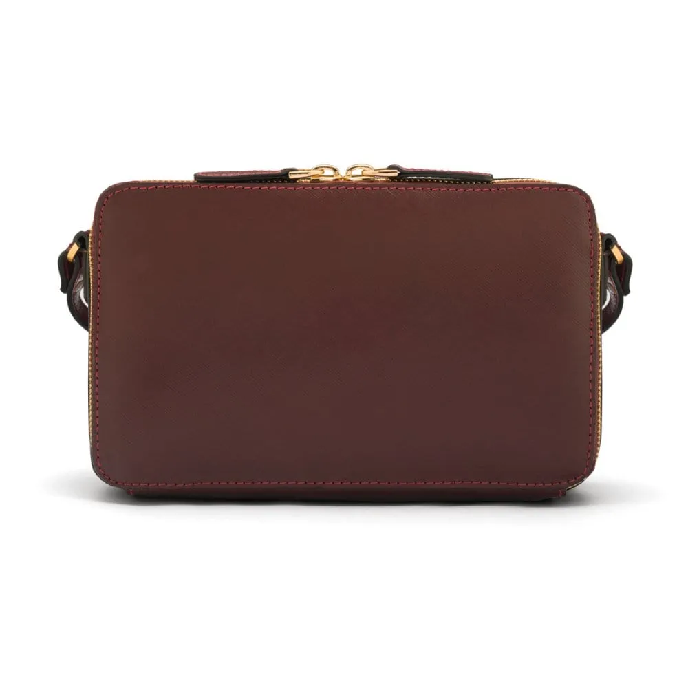 Miranda Bag - Burgundy Saffiano