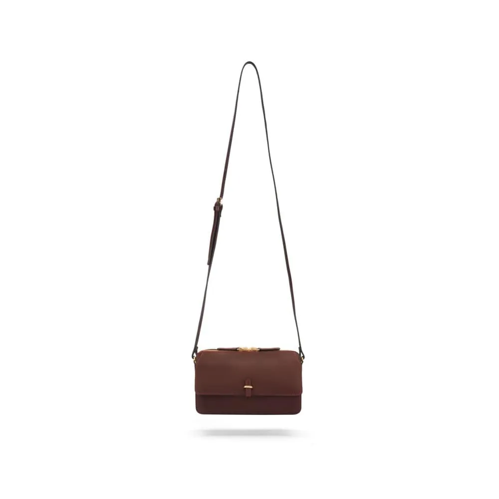 Miranda Bag - Burgundy Saffiano