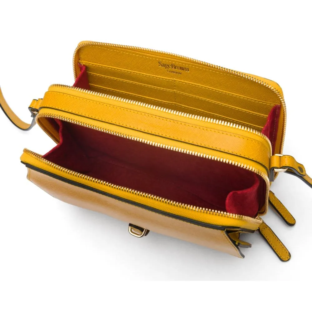 Miranda Bag - Yellow Saffiano